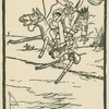 The wooden steed gave one final leap.