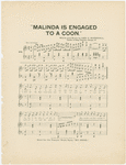 Malinda is engaged to a coon
