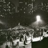 Scene from the out door stage production "Taming of the Shrew" at the East River Amphitheater