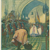 He turned, doffed his plumed cap, bent his body in low reverence, and began to step backward.