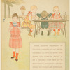 Children dining outdoors.