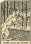 The wolf and the lean dog.