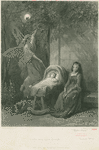"A little fairy comes at night, and from the moon she flutters down."