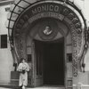 Ada "Bricktop" Smith outside Brick Top's, in the old Monico nightclub, in Paris