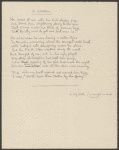 Subaltern, A. Holograph poem