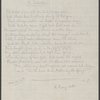 Subaltern, A. Holograph poem