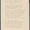 Rear-guard, The. Holograph poem with the author's marginal ms. Notes