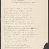 To any dead officer. Holograph poem