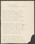 To any dead officer. Holograph poem