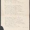 To any dead officer. Holograph poem