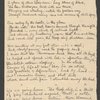 Night on the convoy (Alexandria-Marseilles). Holograph poem