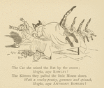 The cat she seized the rat by the crown.