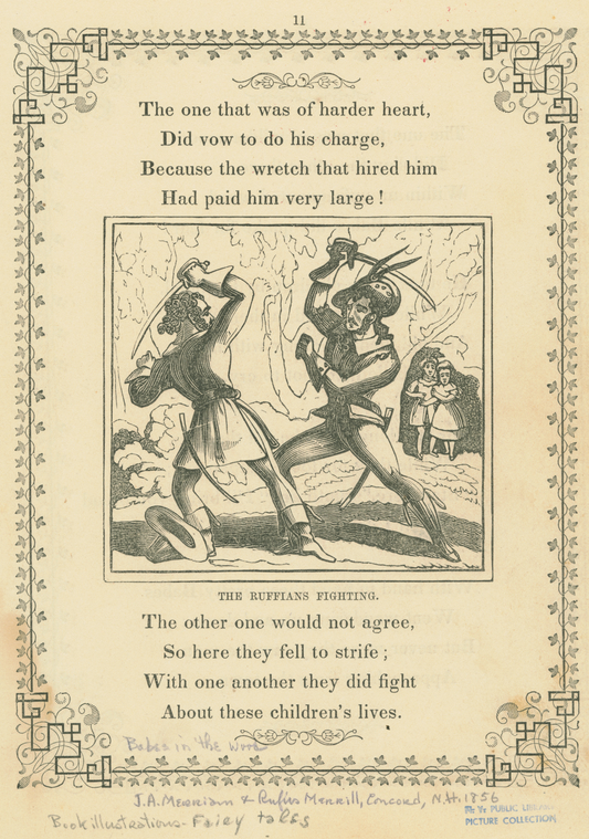 The ruffians fighting. - NYPL Digital Collections