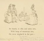 At church, in silks and satins new, ...