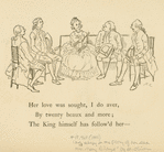 Her love was sought, I do aver, ...