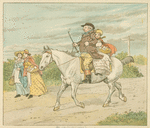 The farmer, a girl and the grey mare