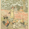 Feeding the chickens.