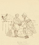 Selecting eggs.