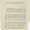 The coon that could whistle up a tune
