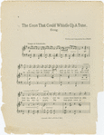 The coon that could whistle up a tune