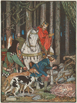 Abandoned in the woods, Valentine is discovered by the king's hunting party