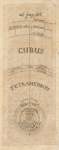 Cubus; Tetrahedron