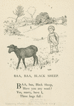 Baa, baa, black sheep.