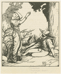 The swam maiden helps the young prince
