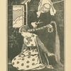 Seizing Rupunzel's beautiful hair, she grabbed a pair of scissors."