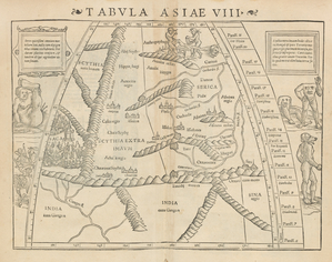 Geographia Vniversalis, Vetvs Et Nova, Complectens Clavdii Ptolemæi ... Enarrationis Libros VIII. Quorum primus noua translatione Pirckheimheri et accessione commentarioli illustrior quàm hactenus fuerit, redditus est ... Addita sung insuper Scholia .....