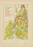 Glad in purple and gold so fair, though the deadly nightshade's upon her.