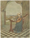 ["She played upon the ringing lute, and sang to its tones"]