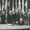 The United Nations Conference on International Organizations, San Francisco 1943. Truman, Stettinius, Connally, Vandenberg and Bloom