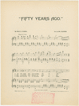 Fifty years ago