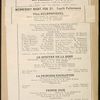 Program for the appearance of Diaghilev's Ballets Russes at the Pitt Theatre, Pittsburgh, Pennsylvania, February 21, 1917