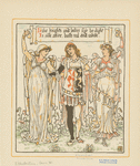 Like knights and ladies fair be-dight in silk attire, both red and white."