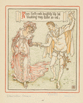 Then forth each knightly lily led a blushing rosy dame so red;"