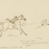 The fox rides the horse