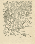 The little old man, three wits, and the stag.
