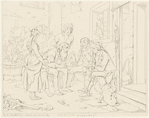 "He took his place once more on the bench at the inn-door"