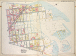 Brooklyn, Vol. 1, Double Page Plate No. 5; Part of Ward 12, Section 2; [Map bounded by Gowanus Canal, Henry St. Slip, Halleck St., Erie Basin; Including Beard St., Dwight St., Nelson St., 7th St.]; Sub Plan no. 1 [Map bounded by Henry St., Gowanus Canal, Haleck St.; Including Hicks St., Bay St.]; Sub Plan no. 2 [Map bounded by Henry St., Gowanus Canal, Van Brunt St.; Including Beard St., Halleck St.]