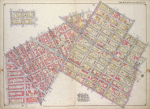 Brooklyn, Vol. 1, 2nd Part, Double Page Plate No. 32; Part of Wards 13, 14, 15, 16, Section 8, 9, 10; [Map bounded by Marcy Ave., Metropolitan Ave., Havemeyer St., Withers St., Union Ave., Richardson St., Manhattan Ave., Withers St., Humbolt St.; Including Skillman Ave., Old Woodpoint Rd., Bushwick Ave., Ten Eyck St., Union Ave., Heyward St., Marcy Ave.]; Sub Plan [Map bounded by Richardson St., Humbolt St., Withers St., Manhattan Ave.]