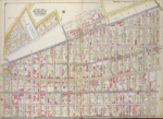 Brooklyn, Vol. 1, 2nd Part, Double Page Plate No. 42; Part of Ward 26, Section 12-13; [Map bounded by Highland Blvd., Laurel St., Sunnyside Ave., Force Tube Ave., Dresden St.; Including Atlantic Ave., Berriman St., Pitkin Ave., Williams Ave., Jamaica Ave., Miller Ave.]; Sub Plan [Map bounded by Vermont Ave., boundary line between the boroughs, Robert St., Robert Pl., Highland Blvd.]