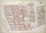 Brooklyn, Vol. 1, 2nd Part, Double Page Plate No. 44; Part of Ward 26, Section 13; [Map bounded by Elderts Ave., Atlantic Ave., Glen St., Forbell Ave., McKinley Ave. (Magenta St.), Autumn Ave.; Including McKinley Ave., Fountain Ave., Atlantic Ave., Logan St., Jamaica Ave.]; Sub Plan no. 1 [Map bounded by Atlantic Ave., Dresden St., Jamaica Ave., Logan St.]; Sub Plan no. 2 [Map bounded by boundary line of the boroughs of Brooklyn and Queens, Jamaica Ave., Force Tube Ave.]