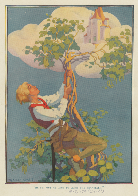 He Set Out At Once To Climb The Beanstalk Nypl Digital Collections