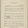The last lullaby
