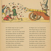 The cook dispenses candies, mottoes, cakes, and plums