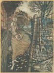 Undine outside the window."