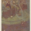 The enchantress in the mausoleum with her afflicted lover
