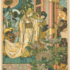 The Sultan's daughter coming with her attendants from the baths